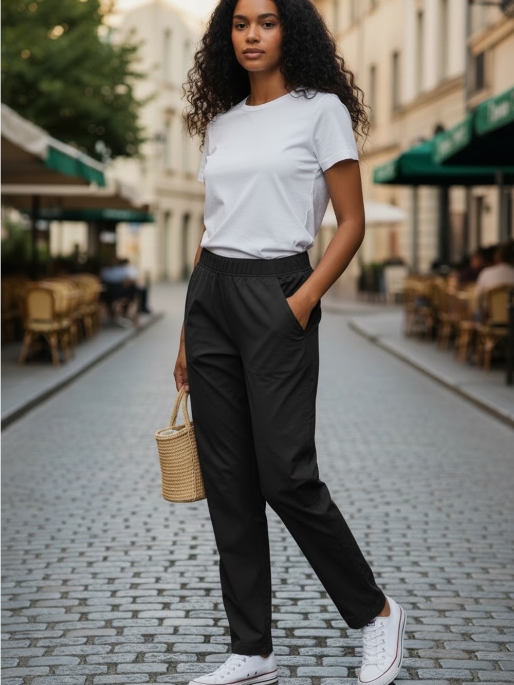 Eddie Bauer Black Women’s Traveler Ankle Pants Size Small